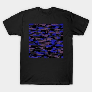 Camo Pattern - Blue Salmon T-Shirt